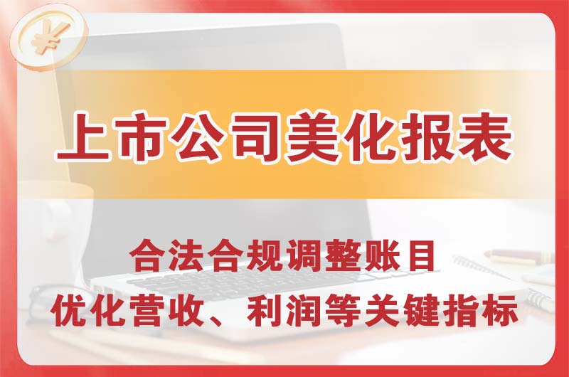 汉沽上市公司美化报表